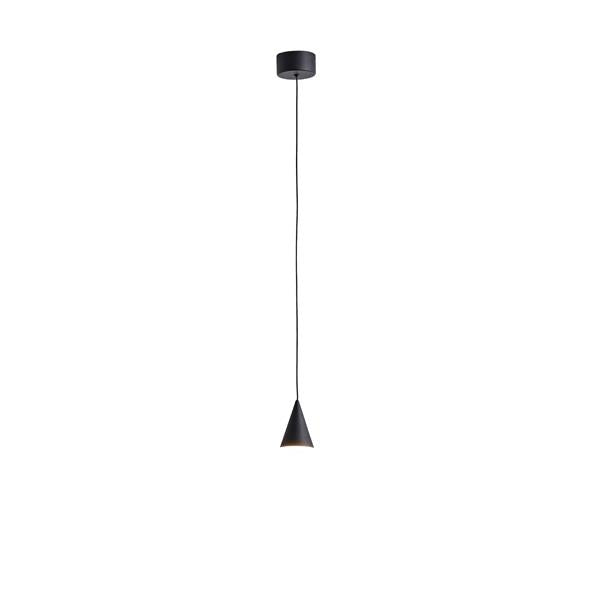 Lámpara colgante Aimur Campanelle negro de 1 luz
