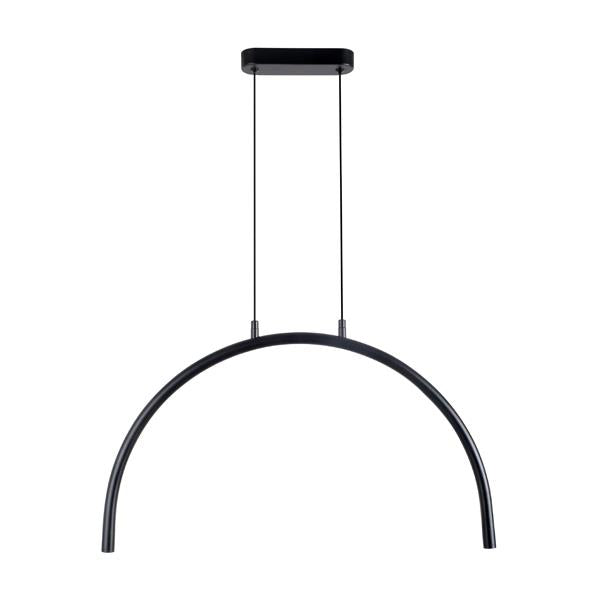 Lámpara colgante Aimur Apsis negro de un arco