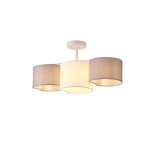 Lámpara colgante Aimur Cloud blanco mate de 3 luces