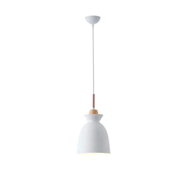 Lámpara colgante Aimur Dignity blanco Ø195 mm