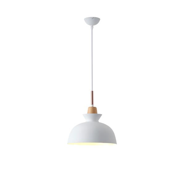 Lámpara colgante Aimur Dignity blanco Ø280 mm