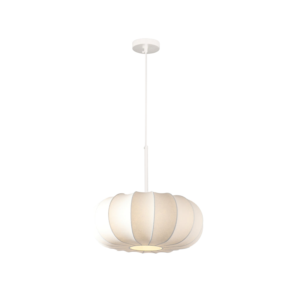 Lámpara colgante Aimur Pompia blanco Ø400 mm