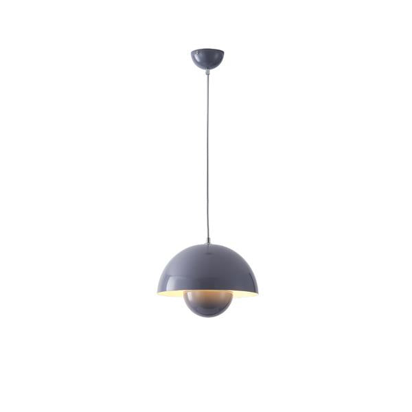 Lámpara colgante Aimur Jarden gris brillante