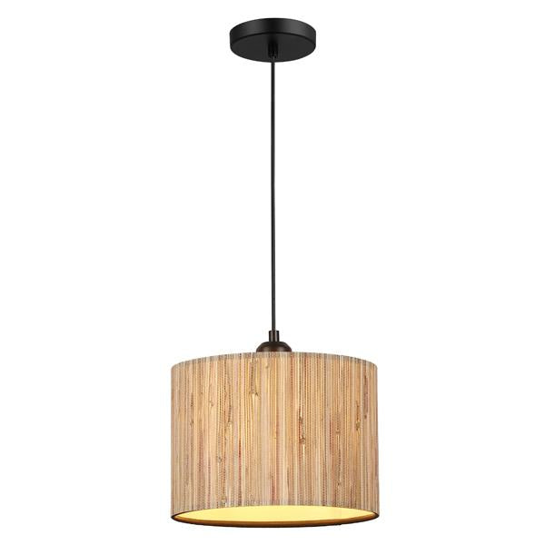 Lámpara colgante Aimur Aenon pampa beige Ø250 mm