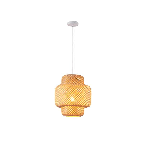 Lámpara colgante Aimur Aura bambú natural Ø310 mm