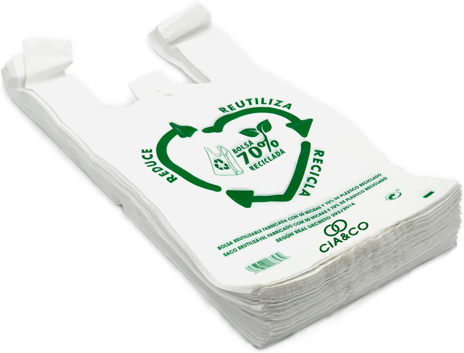 Bolsa 43x55 g200 reciclada al 70 % Ref. BC4253B