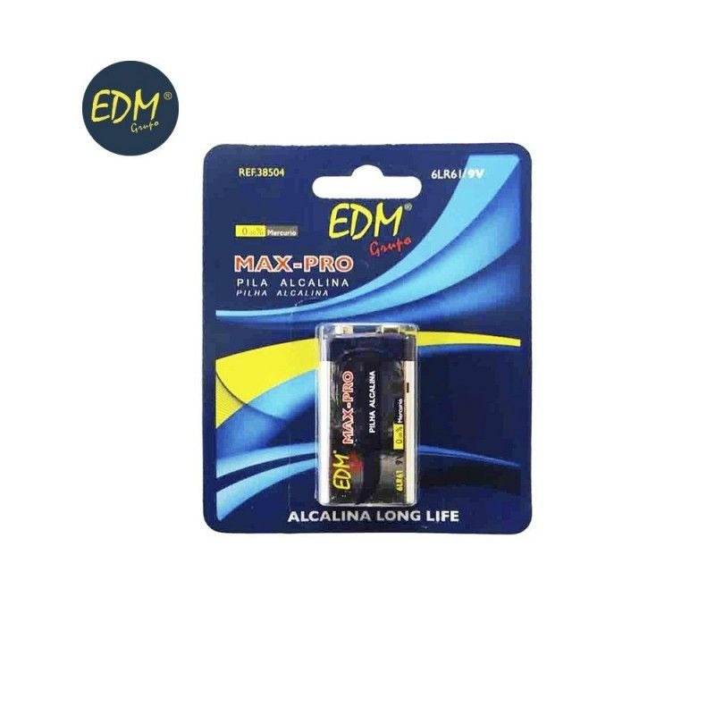 Pila rectangular de 9 V EDM