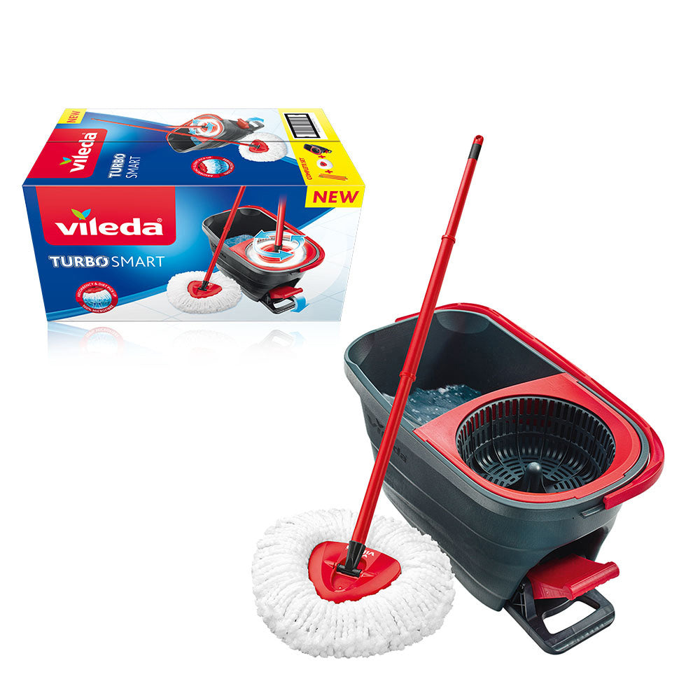 Set Turbo Smart Vileda con cubo y fregona