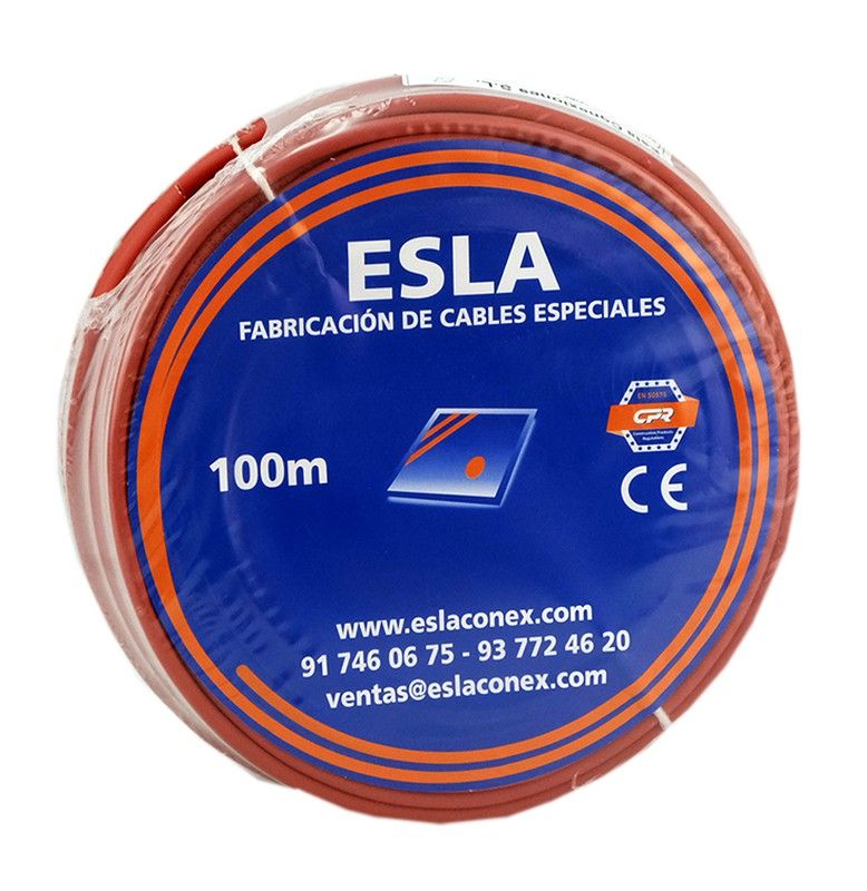 Cable de incendios apantallado de 2x1,5 mm² sin halógenos