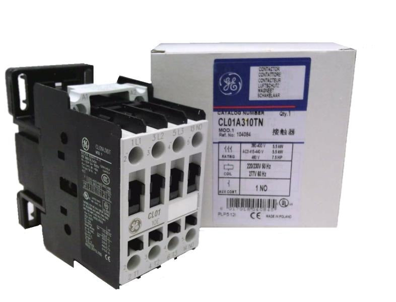 Contactor tripolar GE CL01A310TN de 12 A