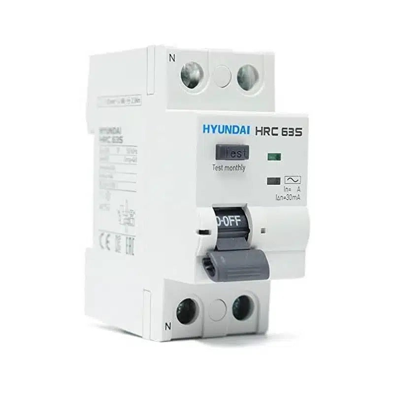 Interruptor diferencial 2P 40 A 30 mA clase A Hyundai