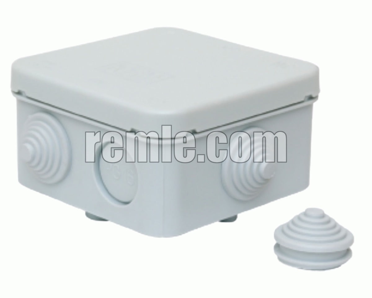 Caja estanca con conos superficie 105x105x55 mm Krang