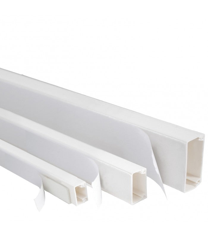 Canaleta de PVC blanca de 15x10 mm Krang