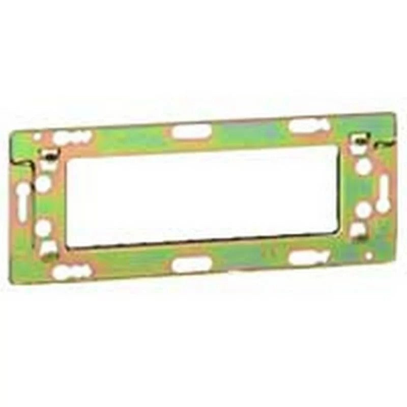 Soporte rectangular horizontal de 6 módulos Mosaic 45 Legrand