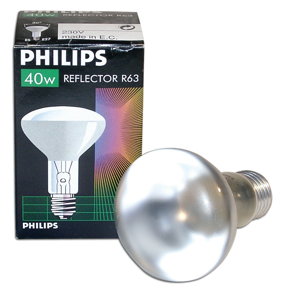 Bombilla reflectora R63 E27 40 W 230 V Philips