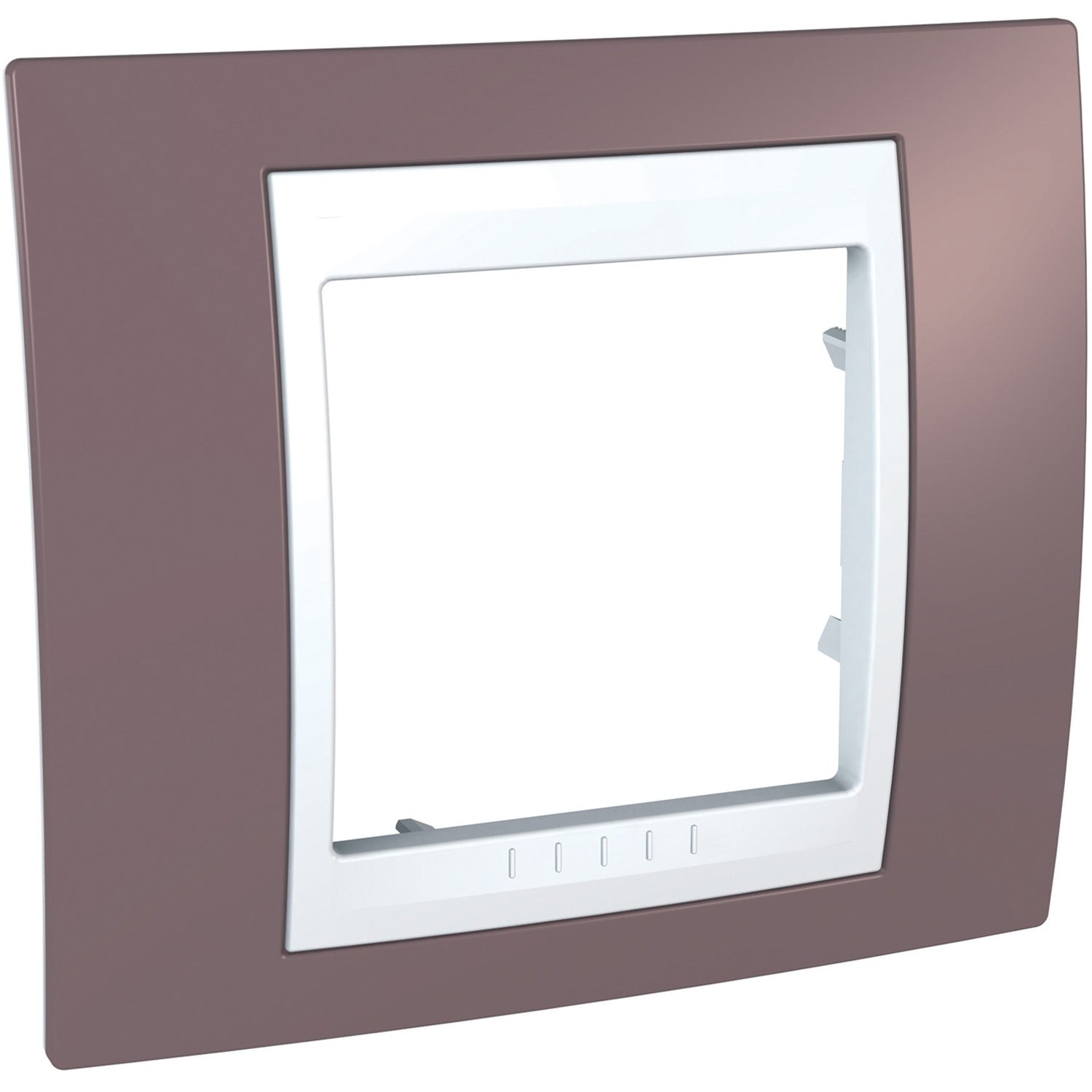 Marco 1 elemento malva/polar Unica Plus Schneider