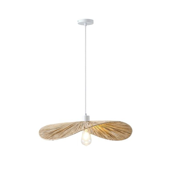 Lámpara colgante Aimur Oasis cuerda de papel natural Ø550 mm