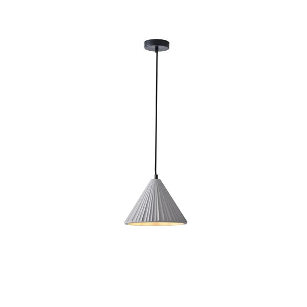Lámpara colgante Aimur Platre hormigón gris Ø240 mm