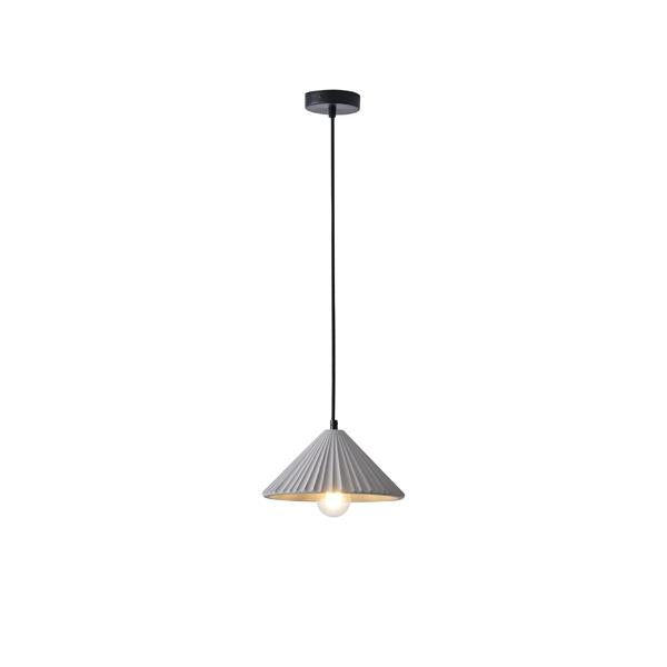 Lámpara colgante Aimur Platre hormigón gris Ø250 mm