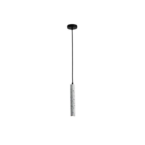 Lámpara colgante LED Aimur Salpico hormigón blanco