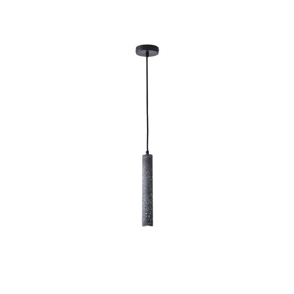 Lámpara colgante LED Aimur Salpico hormigón negro