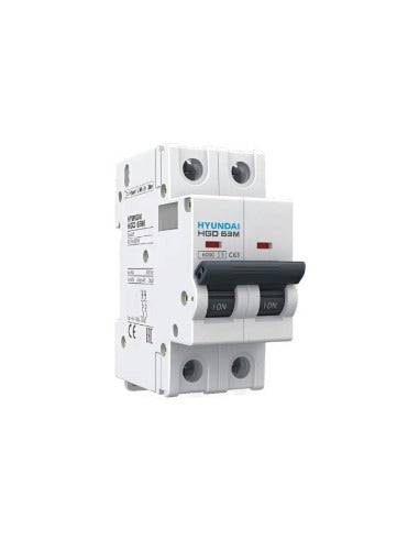 Magnetotérmico Hyundai 2P 40 A curva D