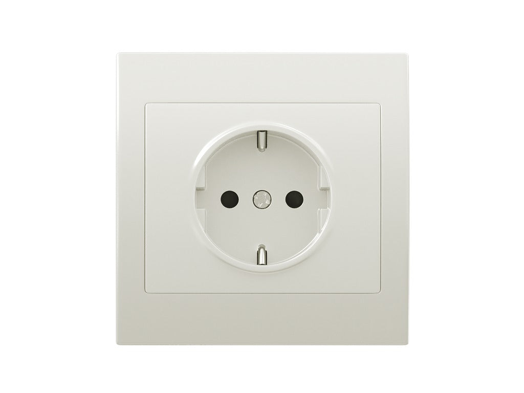 Base Schuko Iris monobloc de BJC con protección