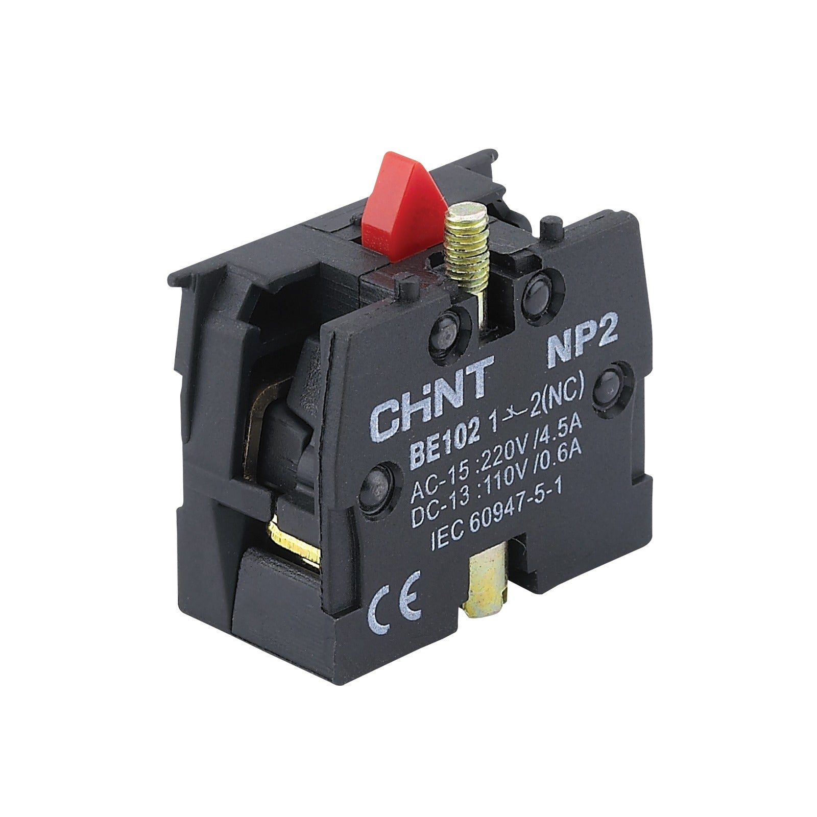 Bloque de contacto auxiliar NC Chint NP2-BE102