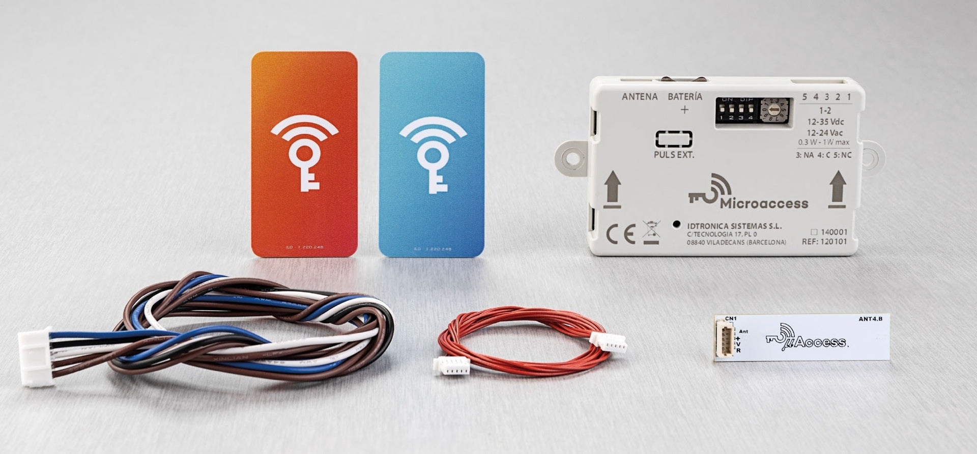 Kit Microaccess Antena 4 para control de accesos