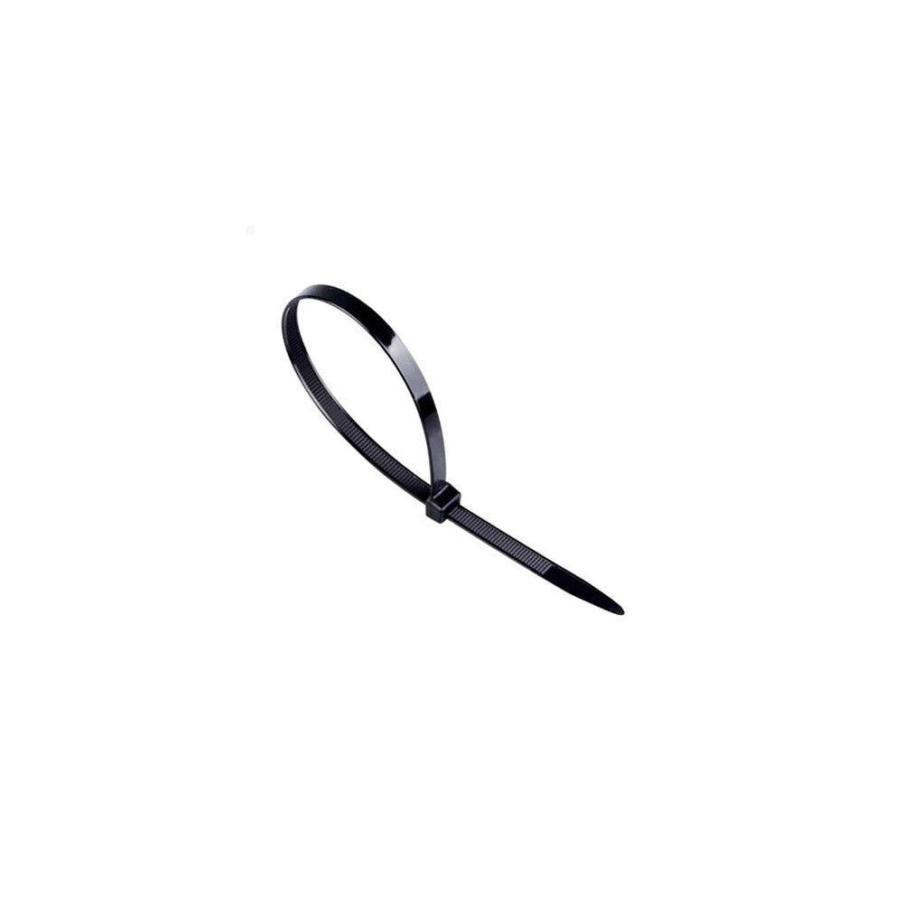 Brida de nailon negra 300 mm Crady