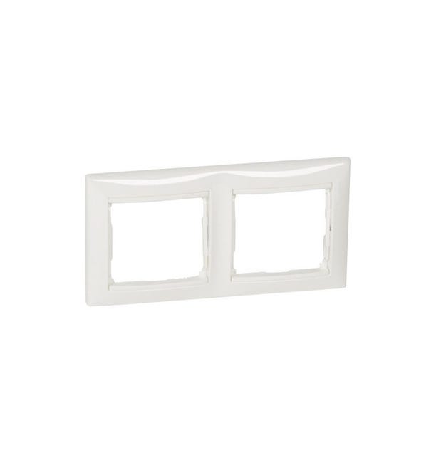 Marco de 2 elementos horizontal Legrand