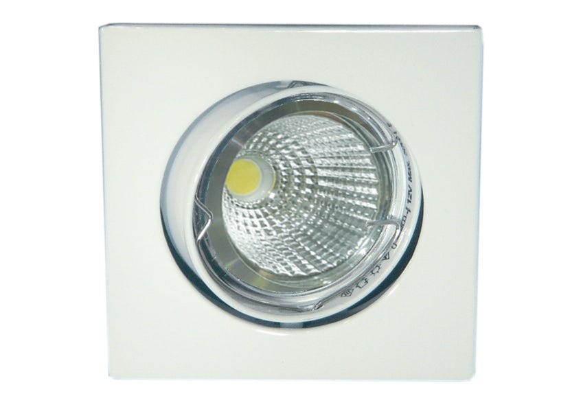 Foco empotrable basculante cuadrado Tipisch K 80x80 mm GU10 Aimur