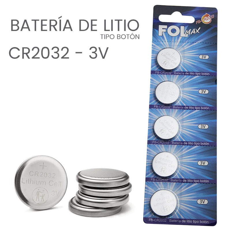 Pila de botón CR2032 de 3 V