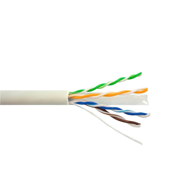 Cable Cat6 U/UTP LSZH de cobre blanco