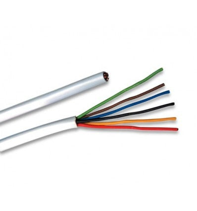 Cable de portero con funda de 6 x 0,5 mm