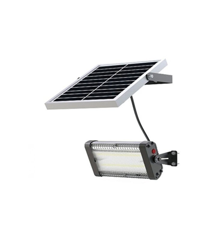 Foco solar LED ILU650/20 de 20 W y 6500 K con sensor crepuscular