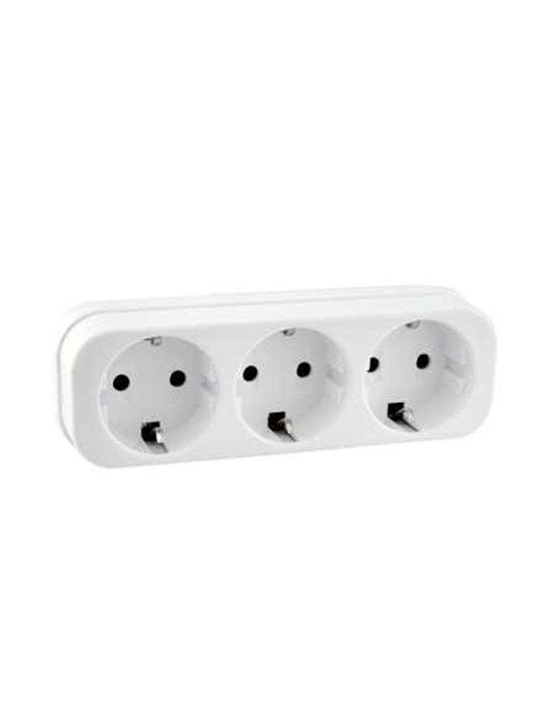 Base Schuko de 3 tomas 16 A