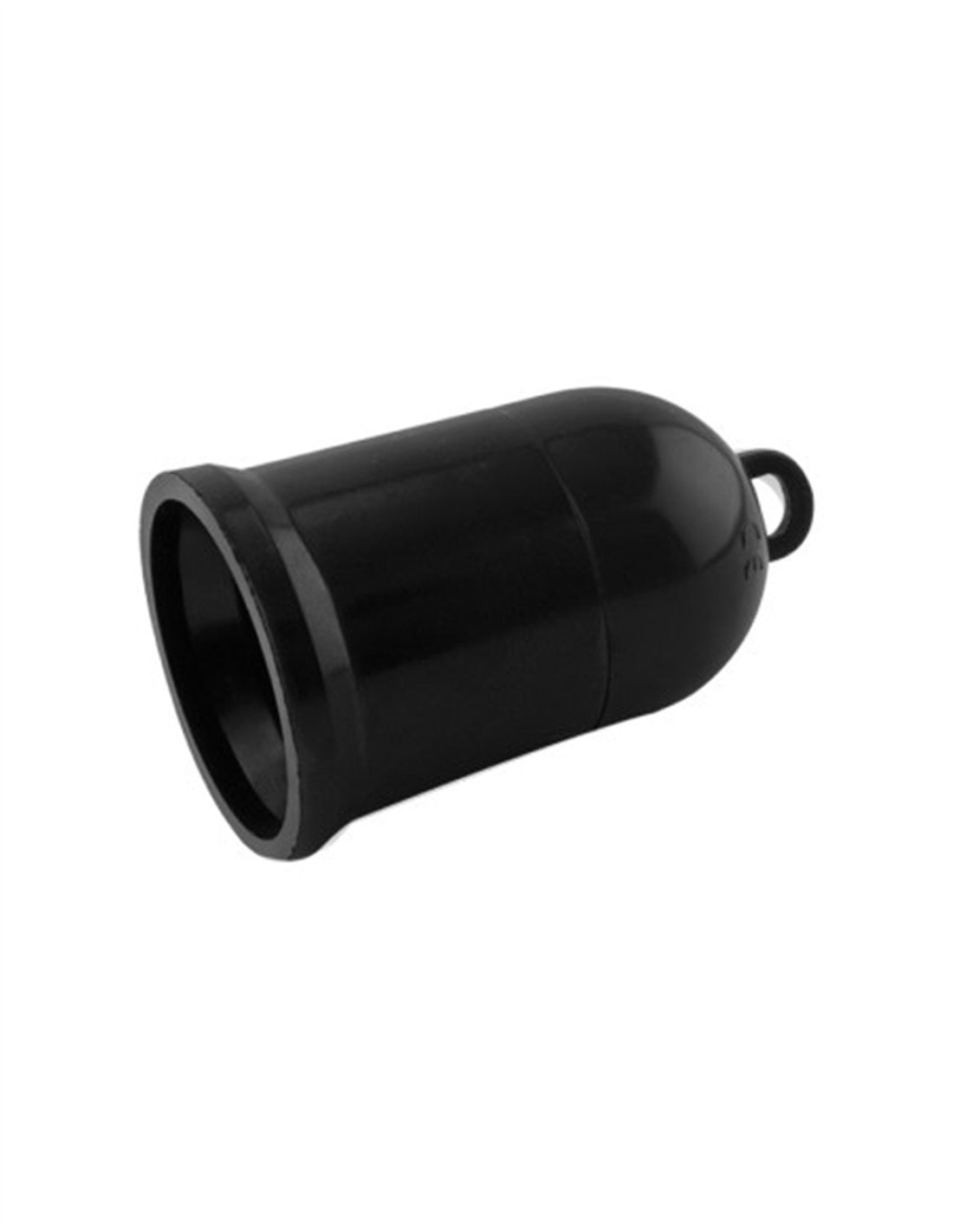 Portalámparas liso E27 negro Krang