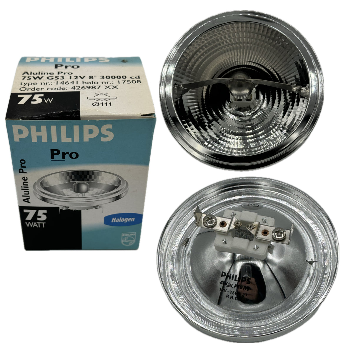 Lámpara halógena Aluline Pro 75 W 12 V G53 Philips