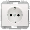 VIVA, SCHUKO, EMBORNE TORNILLO, PROTECCION SEGURIDAD, BLANCA