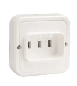 Bjc 2225 Base de 25 a. 25 a 250 v~ 85 x 85 x 35 mm admite cualquier clavija de 2p+t de 25 a, 250 v~ s/une 2031