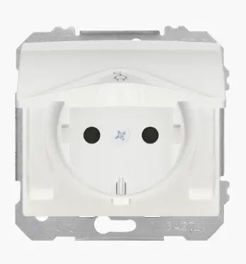 Base de enchufe BJC Iris estanca 2P+T blanca – Ref. 185024