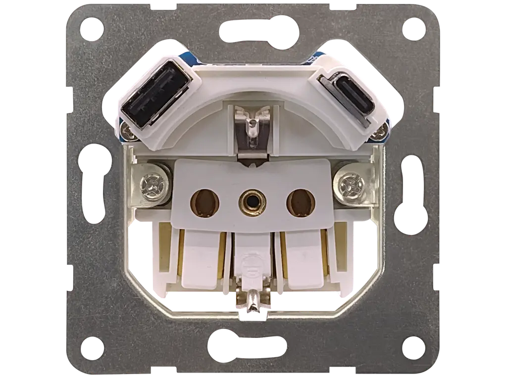 Base Schuko BJC 18524-USB con doble USB 2,4 A