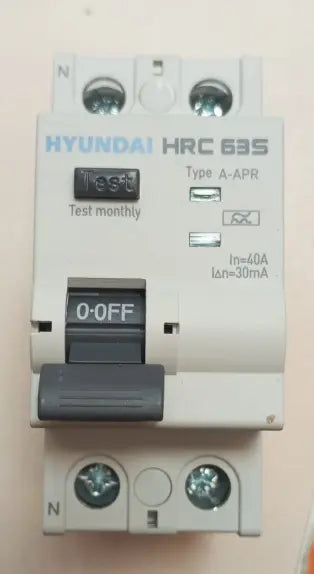 Diferencial superinmunizado Hyundai HRC63S 2P 40 A 30 mA