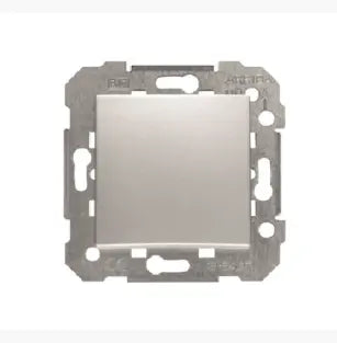 Conmutador BJC Viva plata luna 10 AX – Ref. 23506-PL