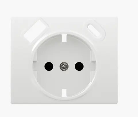 Tapa Schuko USB A+C BJC Iris blanco polar – Ref. 18724-USBC
